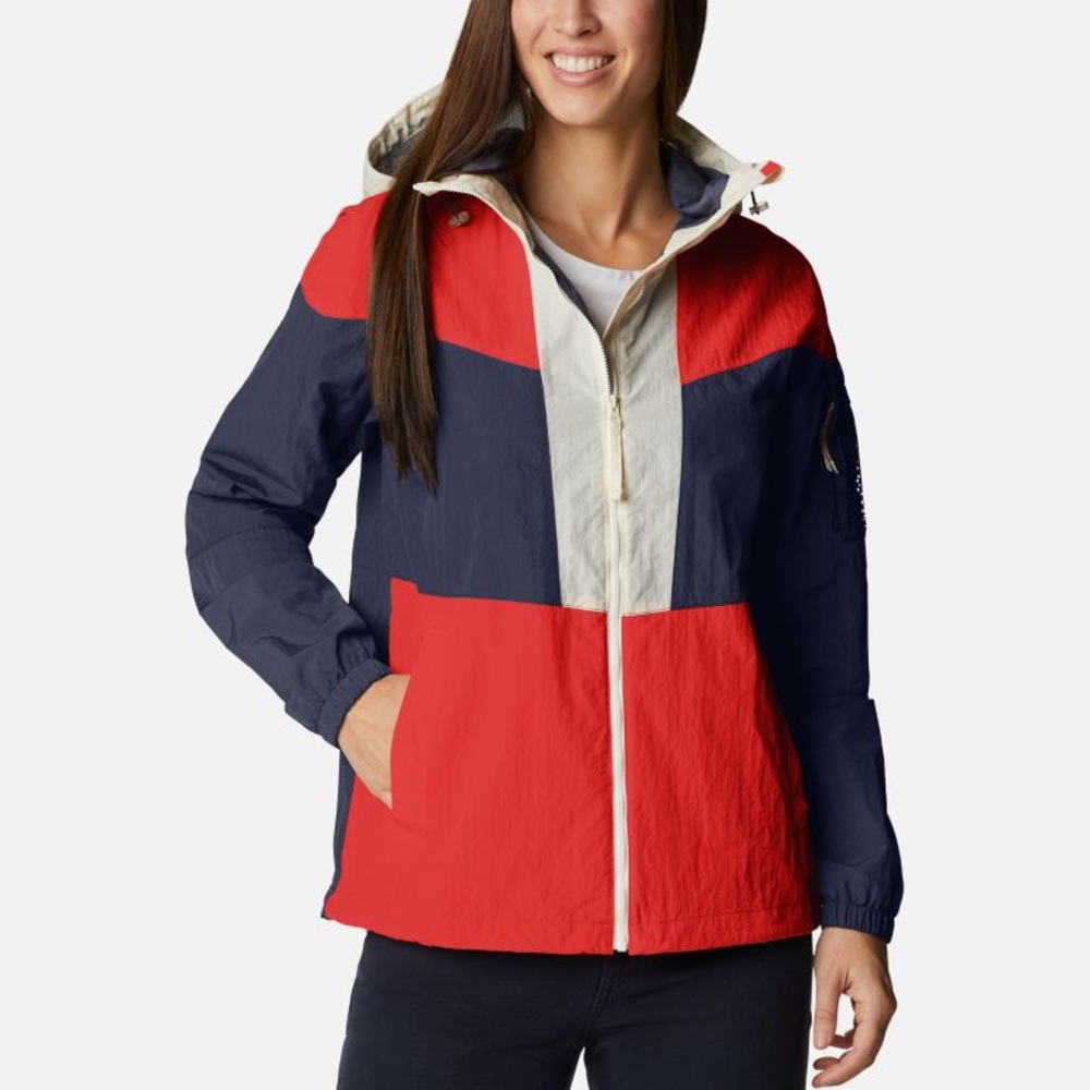 Women’s Wallowa Park Lined Jacket in XXL, Sold Out Online, Red, Navy, Cream